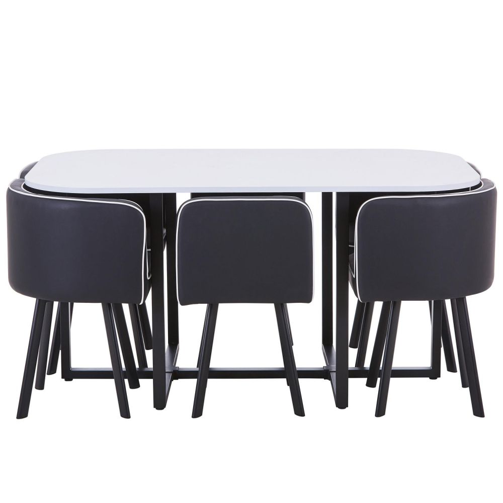 Set Comedor Pizza 1 Mesa + 6 Sillas