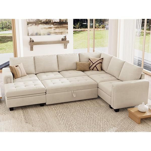 Sofá cama modular seccional con sofá cama extraíble Sofá cama modular de dos plazas