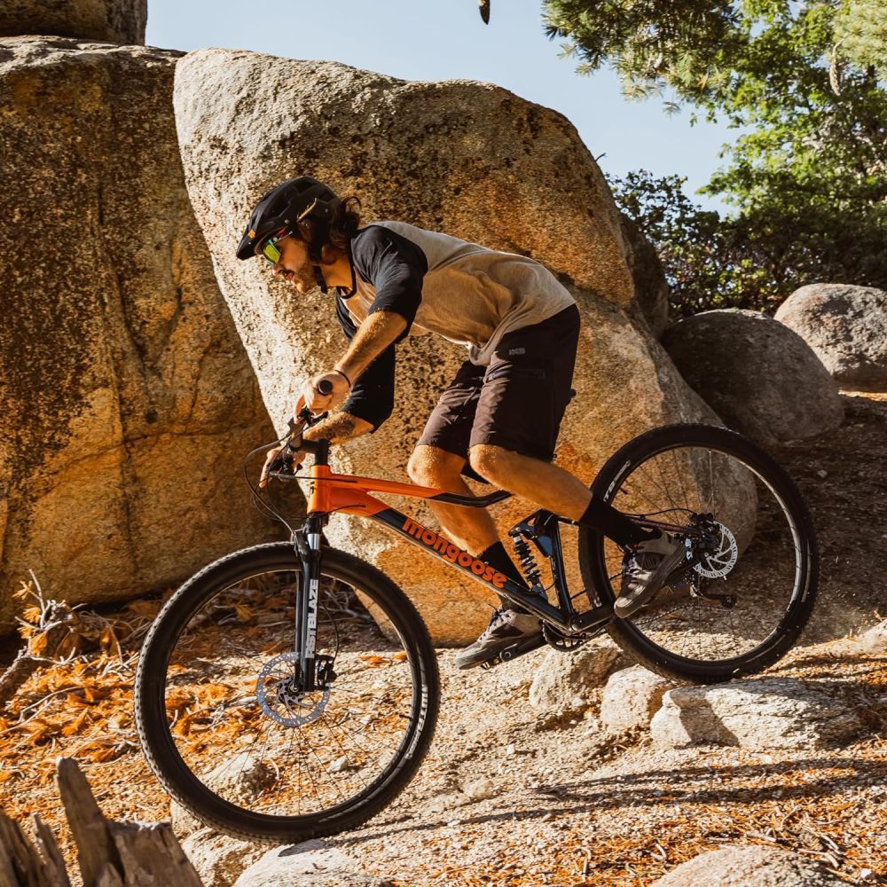 Bicicleta de montaña de suspensión completa, hombres y mujeres, marco de aluminio, palanca de cambios, desviador trasero de 21 velocidades, frenos de disco delantero y trasero
