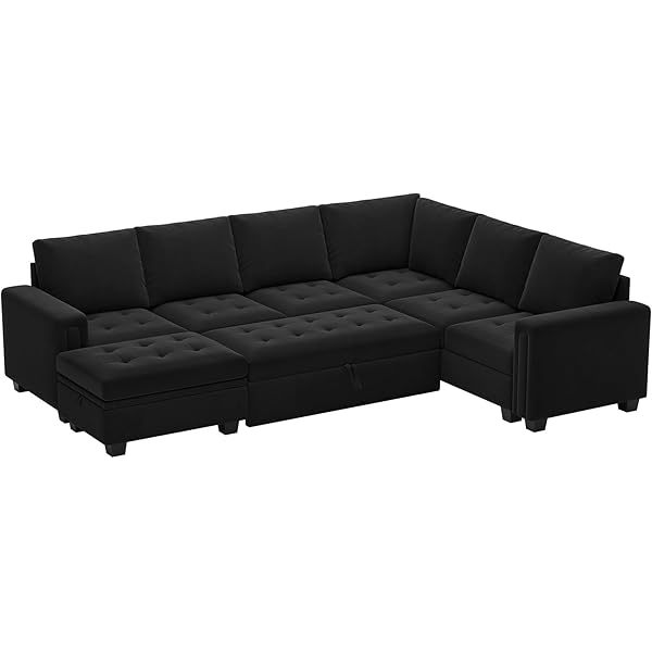 Sofá cama modular seccional con sofá cama extraíble Sofá cama modular de dos plazas