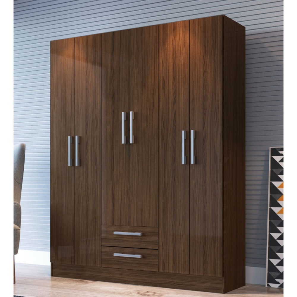 COMBO CLOSET 6P + CLOSET 4P CACAO B6242