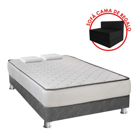 Cama Americana 2 Plazas + Sofá Cama