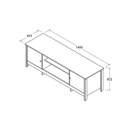 Mesa Para Tv 60'' Dublin