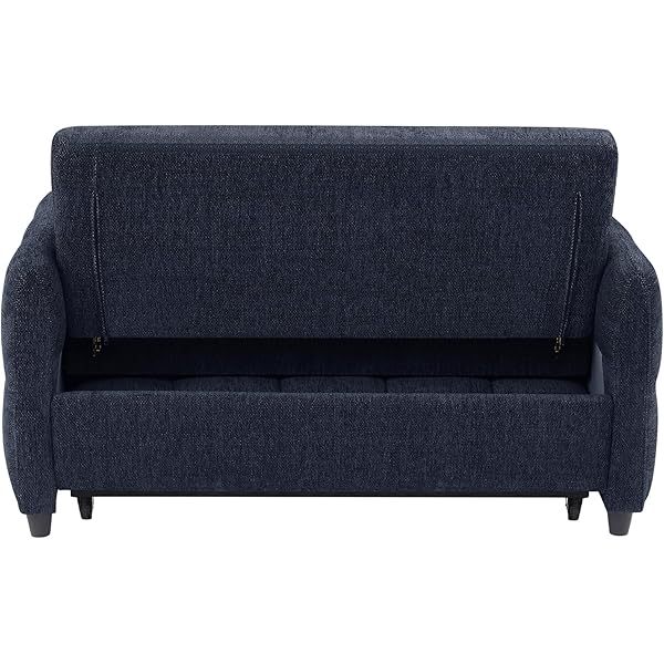 Sofá cama convertible de 52,8" con dos plazas, sofá cama capitoné 3 en 1