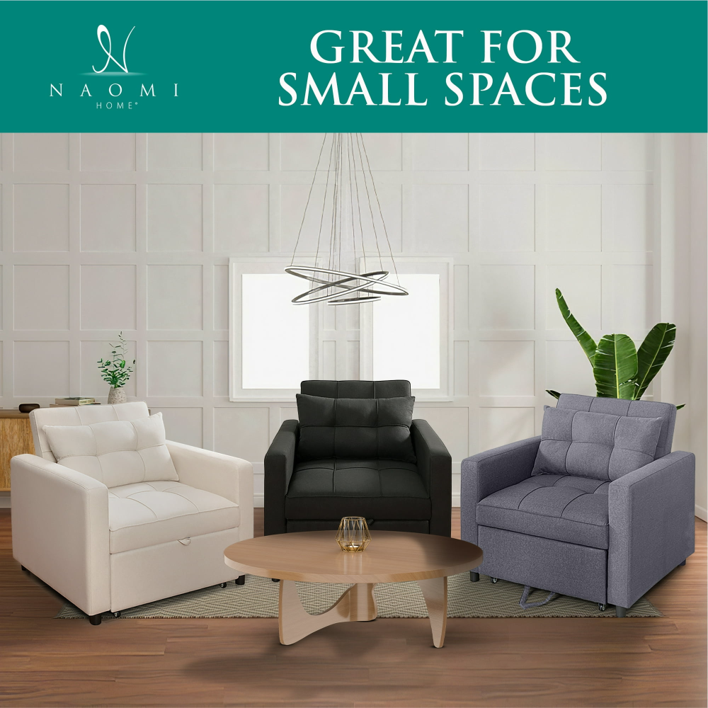 Sillón cama 3 en 1 para adultos, sofá cama extraíble