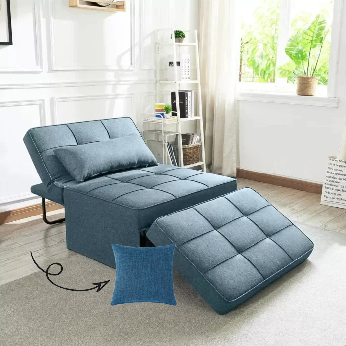 CAMA DE INVITADOS PLEGABLE MULTIFUNCIÓN LINO 4 EN 1