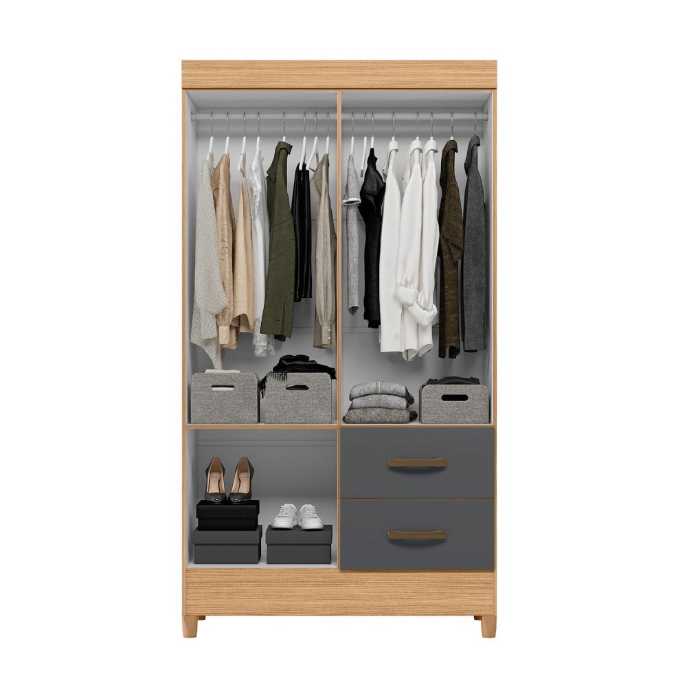 COMBO CLOSET 4P+COMODA DOB GRAP