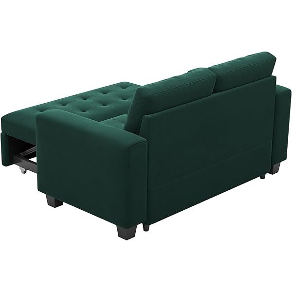 Sofá cama modular seccional con sofá cama extraíble Sofá cama modular de dos plazas
