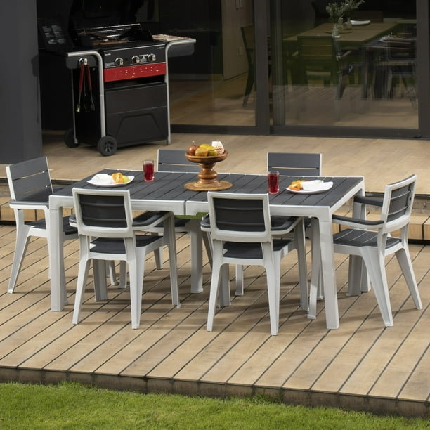 Comedor Exterior Para Patio Jardin Terraza 6 Puestos