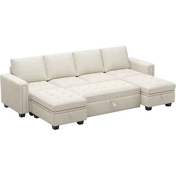 Sofá cama modular seccional con sofá cama extraíble Sofá cama modular de dos plazas