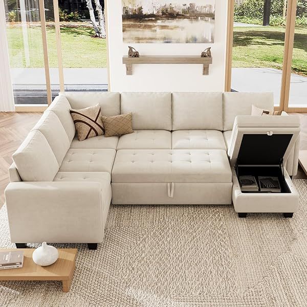 Sofá cama modular seccional con sofá cama extraíble Sofá cama modular de dos plazas