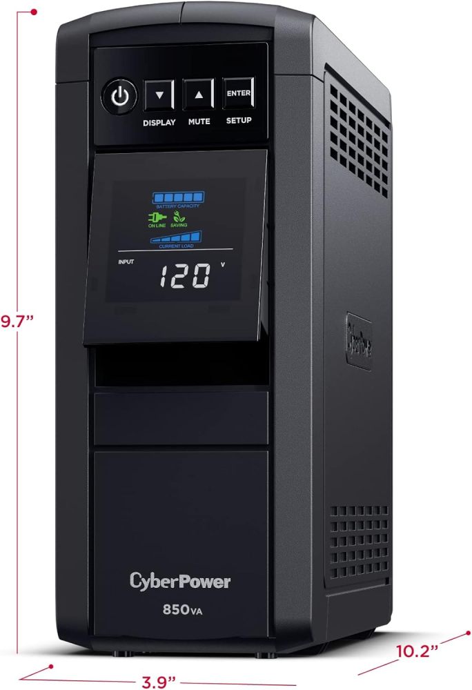 CP1000PFCLCD PFC Sinewave UPS 1000VA 600W PFC Compatible Mini
