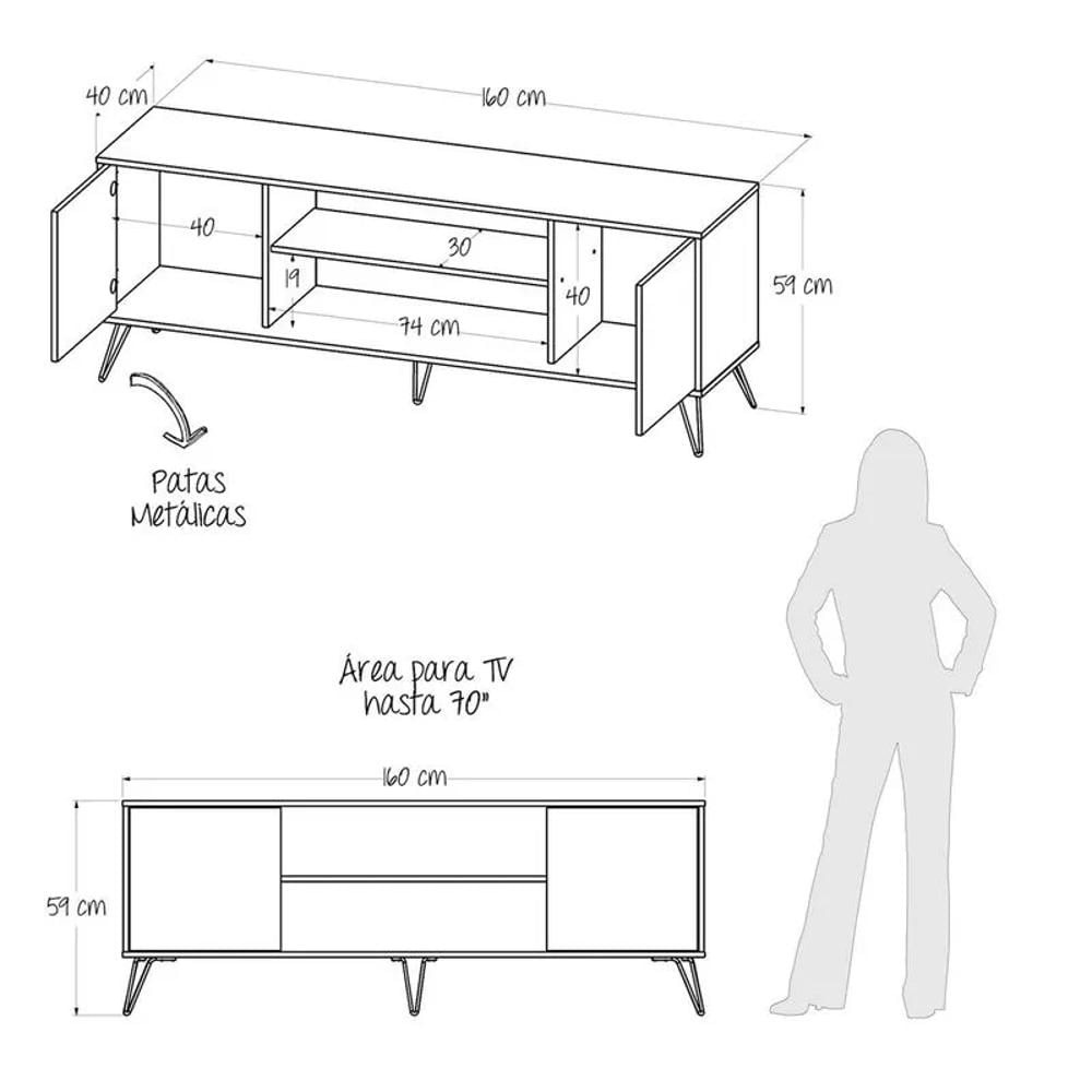 Mesa Para Tv De 70 Pulgadas Urban