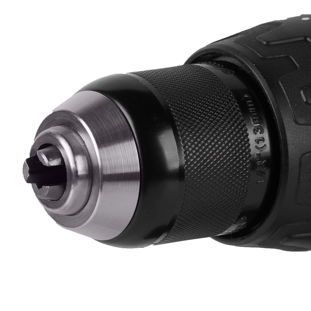 Taladro Percutor 1/2"+ Atornillador de Impacto 1/4" Inalámbrico 18V + 2 baterías + Cargador + Maletín