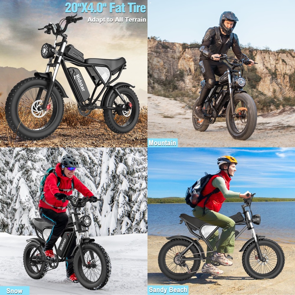 ¡OFERTA DE 24H! Bicicleta de montaña, 33 MPH, 48 V, 20 Ah, UL2849
