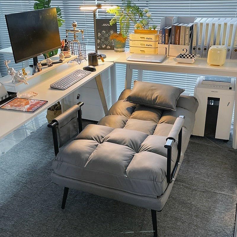 Sofá cama convertible, cama plegable tres en uno, sofá individual, respaldo ajustable, sillón decorativo multifuncional, silla de visualización de películas, silla de salón moderna