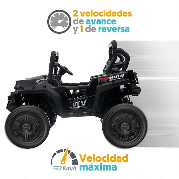 Montable ERO-3688K UTV negro 12V