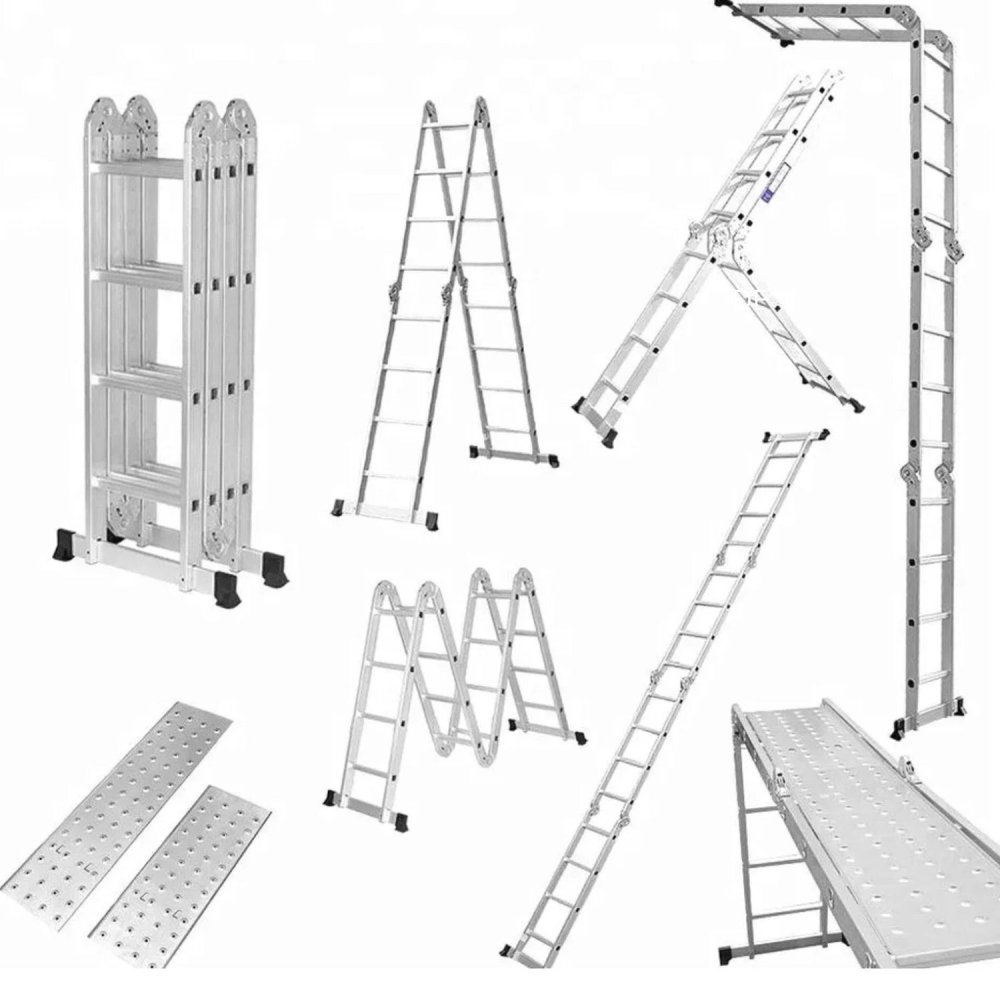 Escalera Multiposición 16 pasos escalera articulada