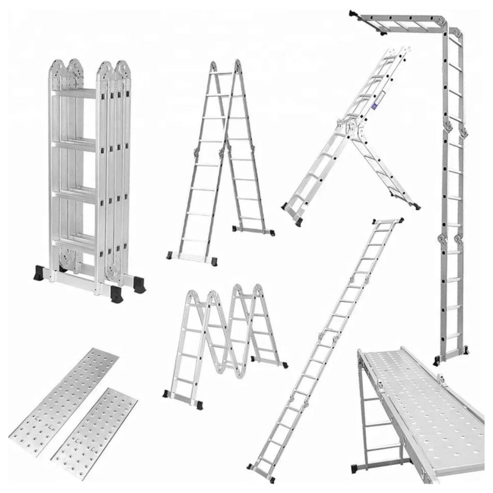 Escalera multiposición 16 peldaños Rotomartillo 6 JOULES MALETA
