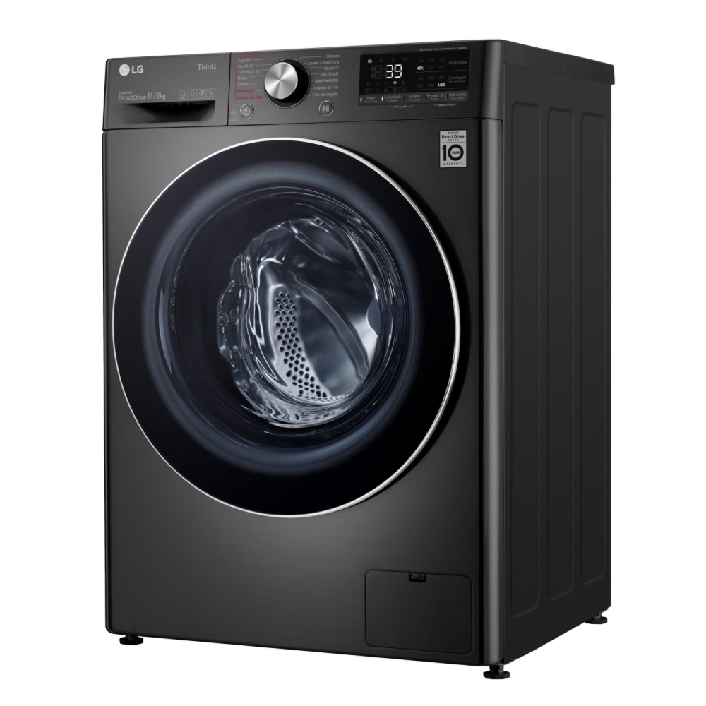 Lavaseca WD14BVC2S6C 14/8Kg AI DD Carga Frontal Negro Acero