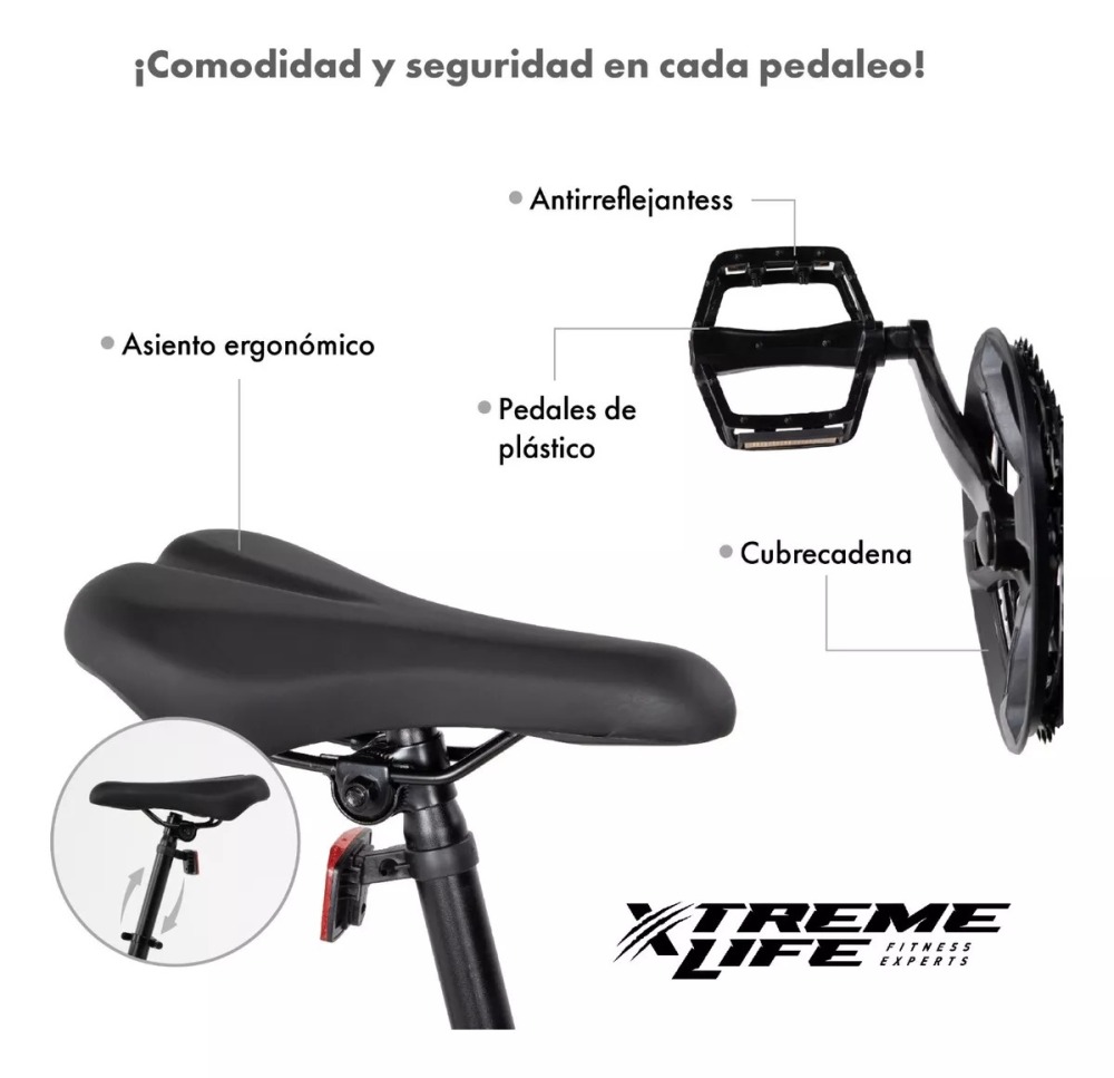 Mountain Bike Aro 29 Doble Suspension Frenos De Disco 21v Color Negro