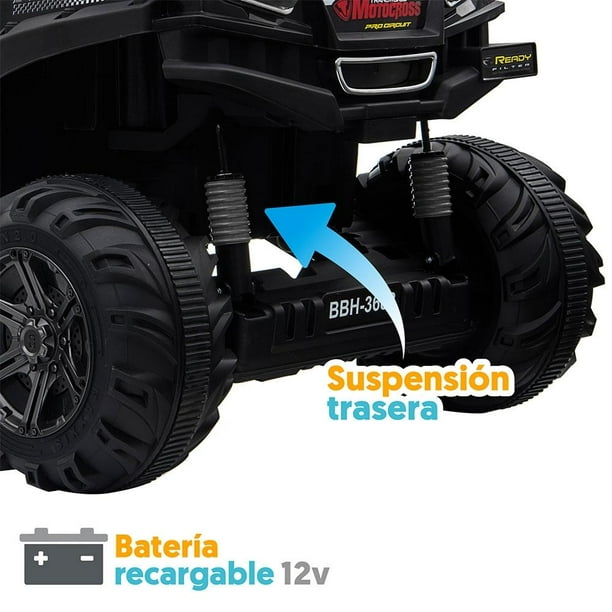 Montable ERO-3688K UTV negro 12V