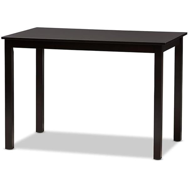 Juego de comedor de 5 piezas en color marrón oscuro
