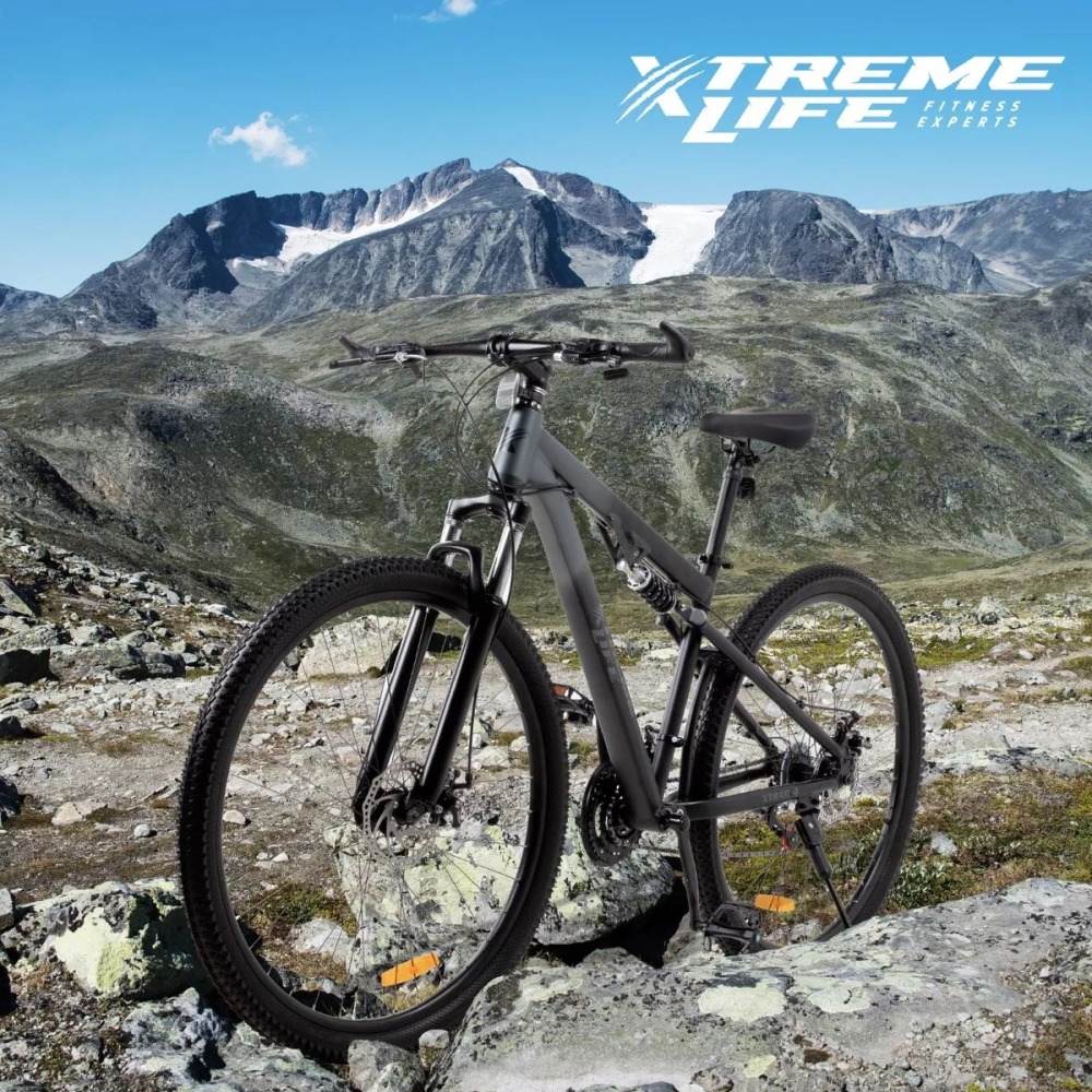 Mountain Bike Aro 29 Doble Suspension Frenos De Disco 21v Color Negro