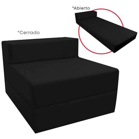 Dormitorio Acqua 2 Plazas Gris/Gris + Sofá Cama