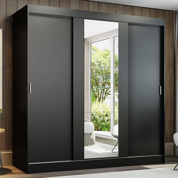 Ropero Closet con 3 Puertas y 1 Espejo Reno