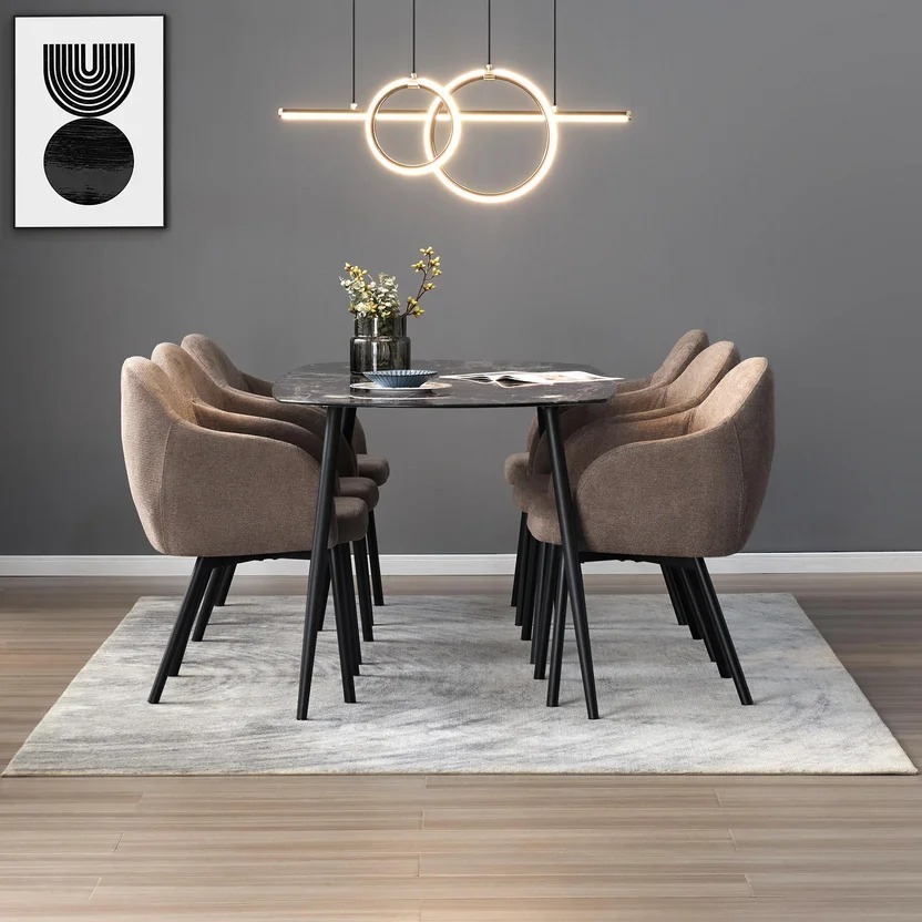 Juego de Comedor1 Mesa + 6 Sillas