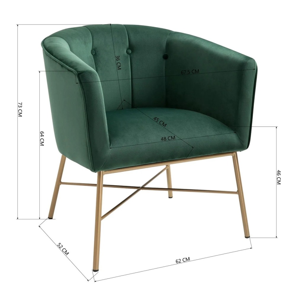 Poltrona Falette Terciopelo Basement Home