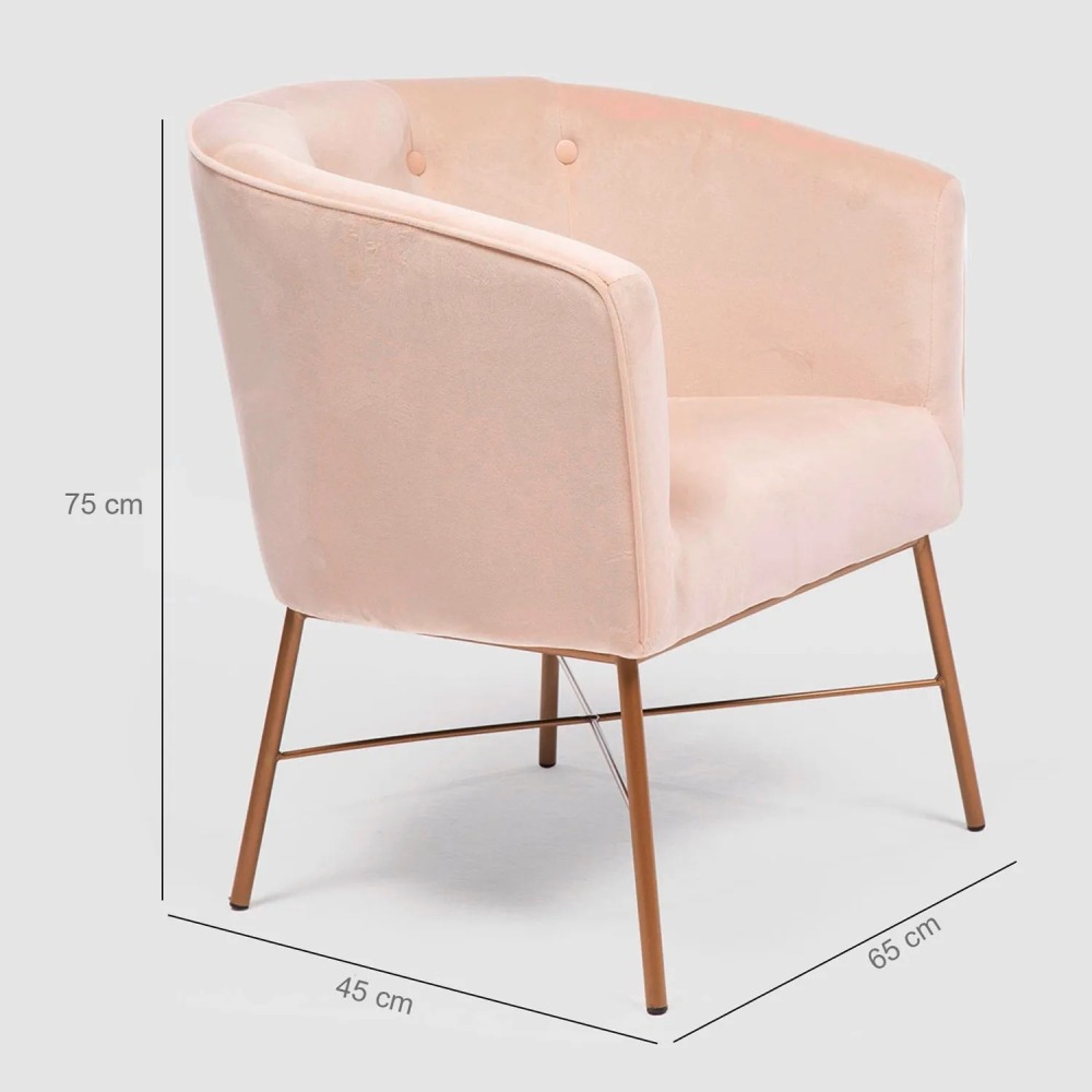 Poltrona Falette Terciopelo Basement Home