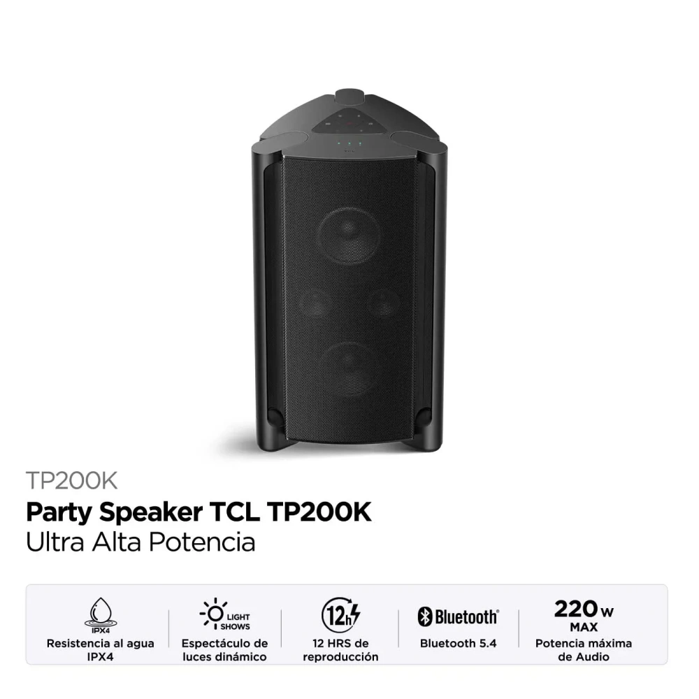 Oferta flash - compra rápida y ahorra-TP200K 220 Watts Negro