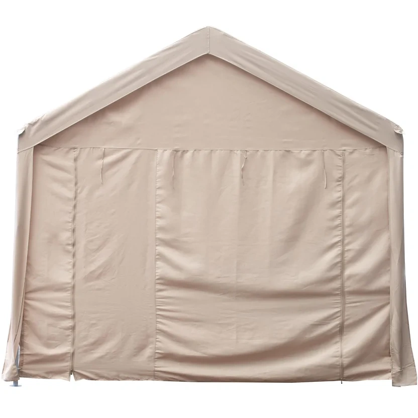Toldo Con Cortinas Textil Taupe 400 x 800 cm