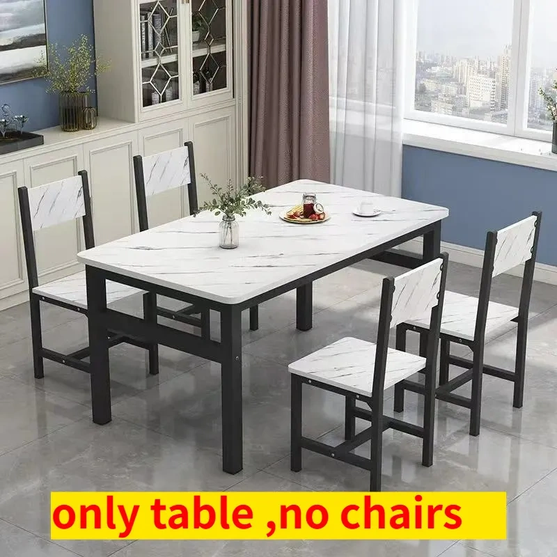 Juego de mesa de comedor plegable y extensible con 4 sillas — Mesa rectangular de madera para cocina y comedor, ideal para ahorrar espacio en apartamentos pequeños y uso doméstico.