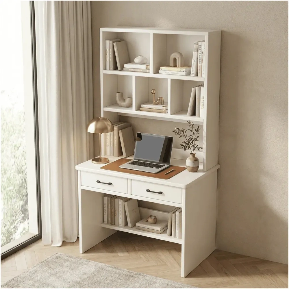 Escritorio Moderno Con Organizador 80x50x170cm Para Oficina