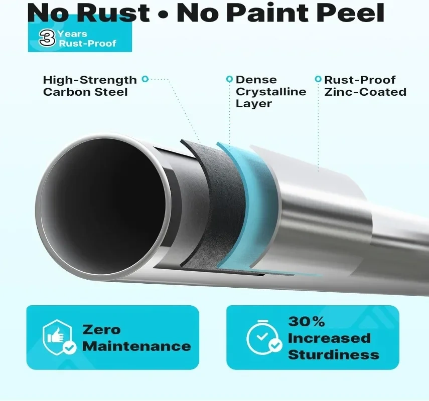 ADVANCE OUTDOOR - Carpa portátil resistente de 10 x 20 pies para coche, garaje, fiestas o refugio para embarcaciones; altura ajustable desde 9,5 pies.