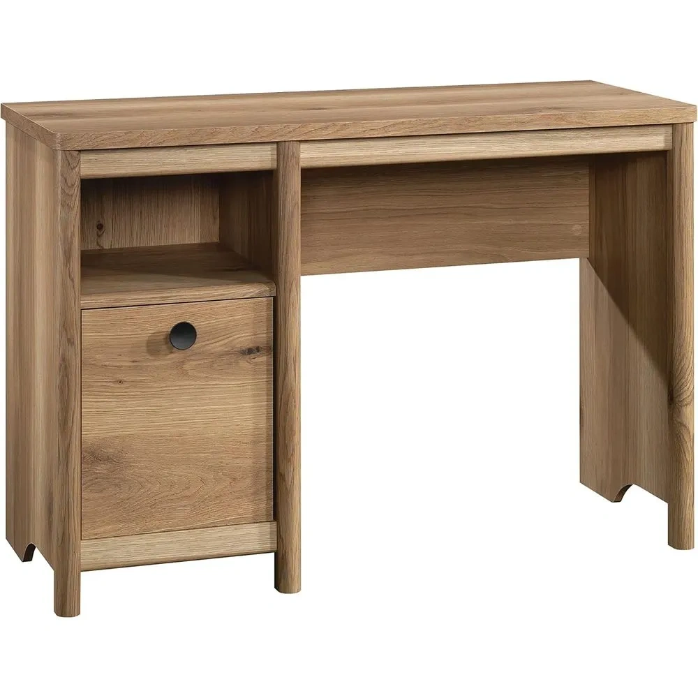 Escritorio para oficina en casa con acabado en roble Timber