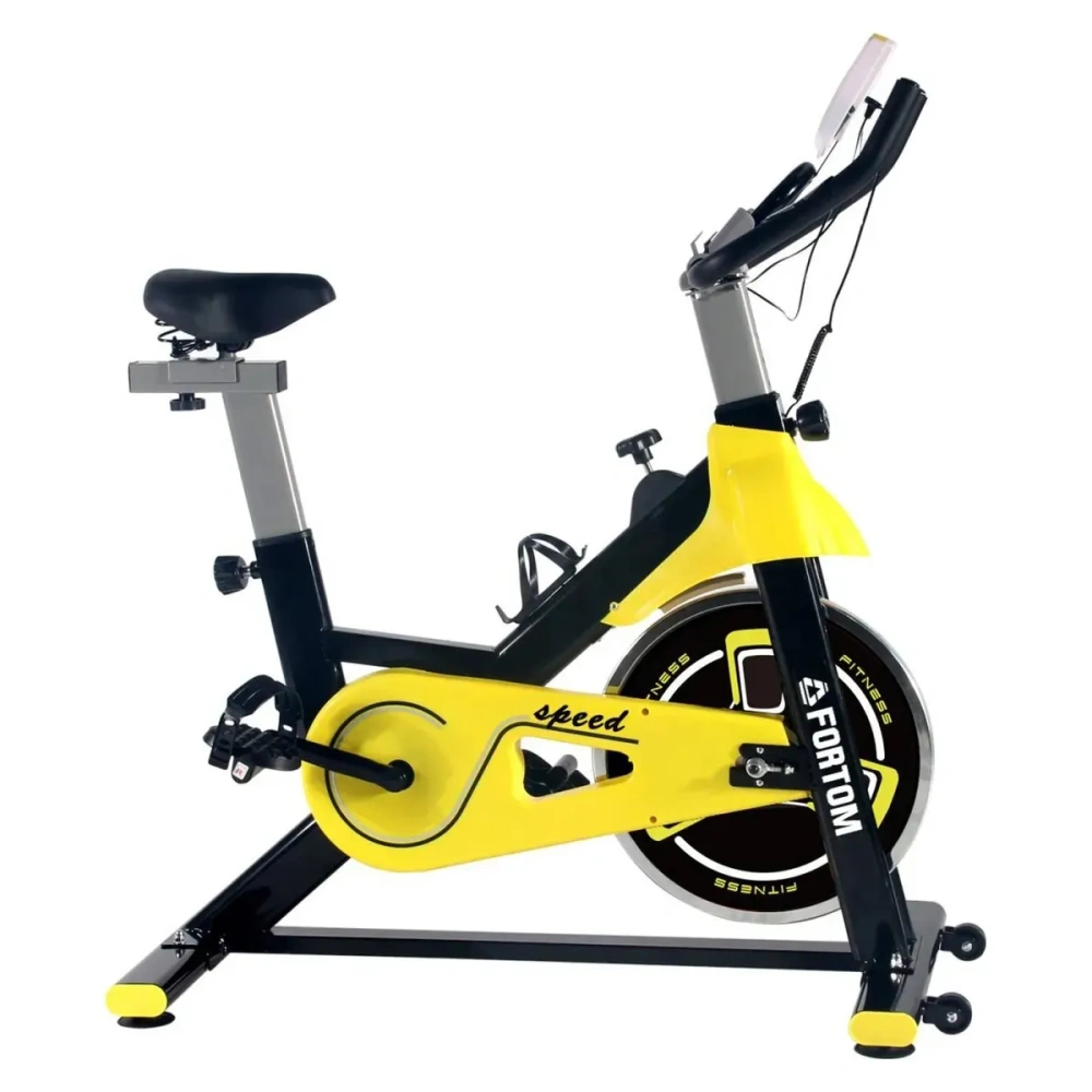 Bicicleta Spinning Disco 8 Kg Black/Yellow
