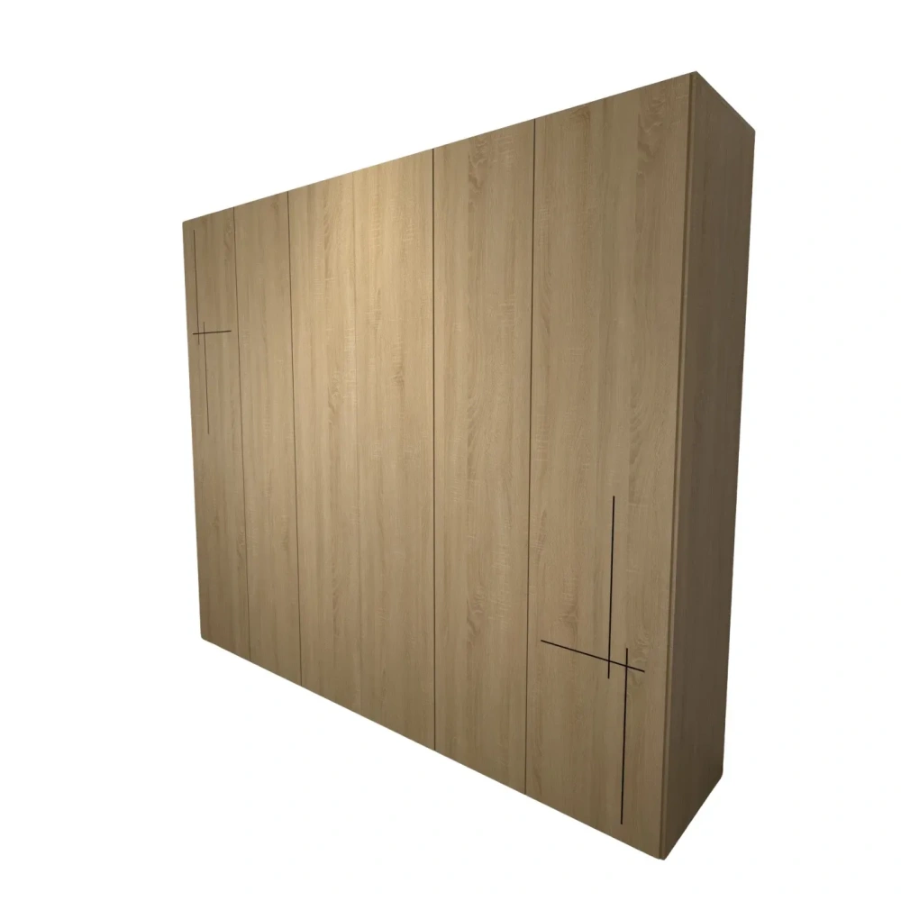 Armario Clóset MODUOFI Vito 230 cm Germany Blanco