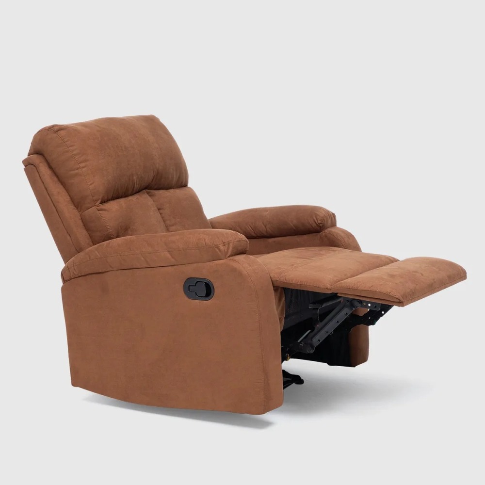 Berger Reclinable Moderno Lino Café Matheus