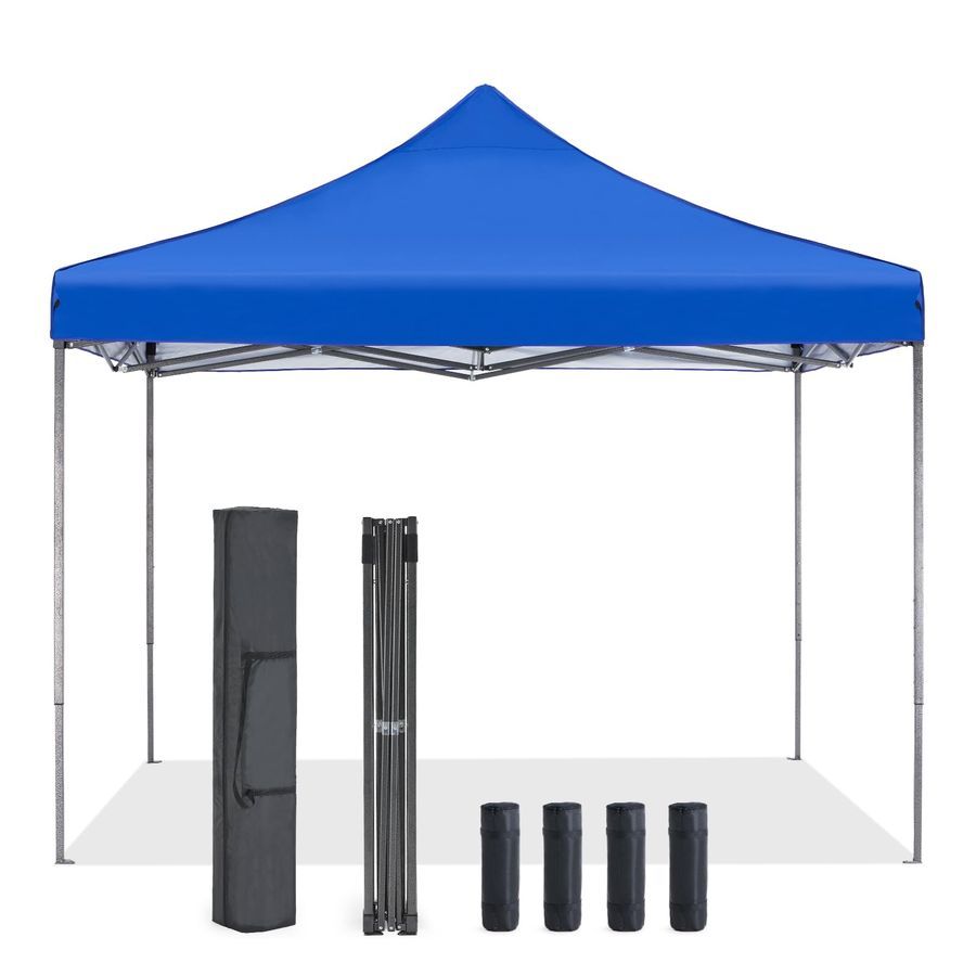 Carpa plegable de 9.5 x 9.5 pies — Carpas de montaje fácil