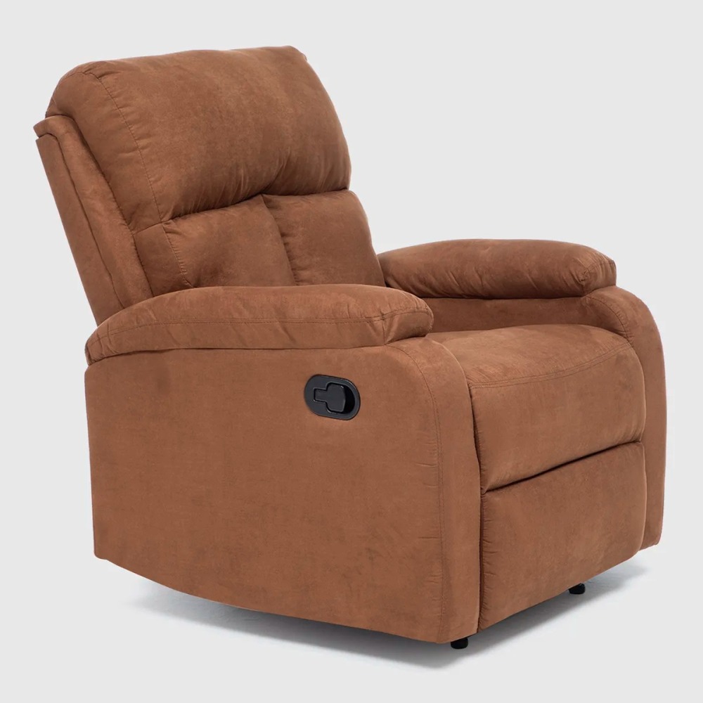 Berger Reclinable Moderno Lino Café Matheus