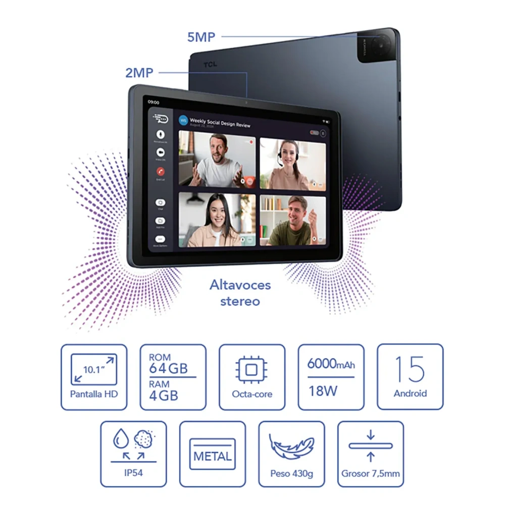 Oferta flash - compra rápida y ahorra-10.1" TAB10L GEN4 64GB WiFi Negro