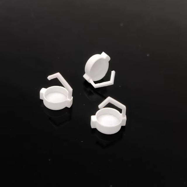 Ceramic Basket Crucible Sample Trays,Ceramic Basket Crucible Sample Trays, High Temperature Ceramic Sample Trays, Ceramic Basket Trays for Laboratory