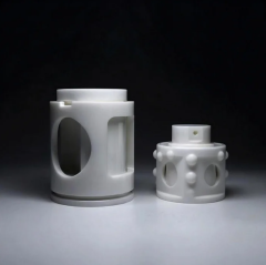 Zirconia Ceramic Metering Pump Wear-Resistant Rotating Piston Sleeve,Zirconia Ceramic Valve Core & Sleeve for Pharma Metering Pumps