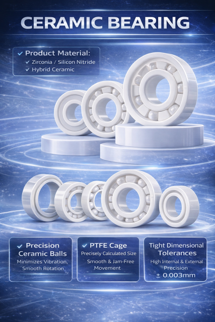 Full Ceramic Bearing | Zirconia / Silicon Nitride / Alumina Ceramic Bearings,Full Ceramic Bearing | Zirconia / Silicon Nitride / Alumina Ceramic Bearings