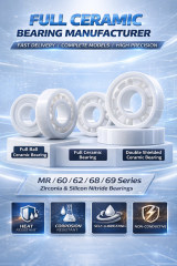 Full Ceramic Bearing | Zirconia / Silicon Nitride / Alumina Ceramic Bearings,Full Ceramic Bearing | Zirconia / Silicon Nitride / Alumina Ceramic Bearings