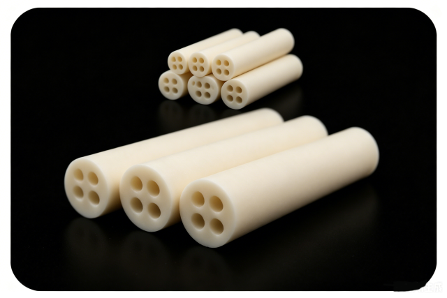 99% High-Purity Multi-Bore Alumina Thermocouple Insulator Tube,99% Alumina Thermocouple Insulator - Industrial Ceramic